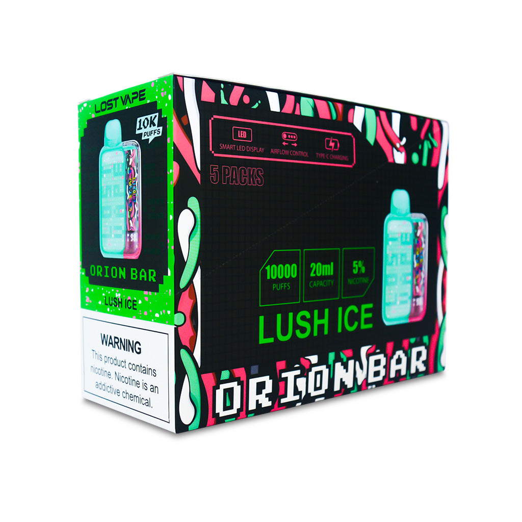 Lost Vape Orion Bar 10000 Disposable Vape - Black Coral Wholesale